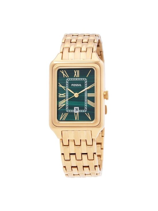 NWT Fossil Raquel Quartz Green Dial Ladies Watch